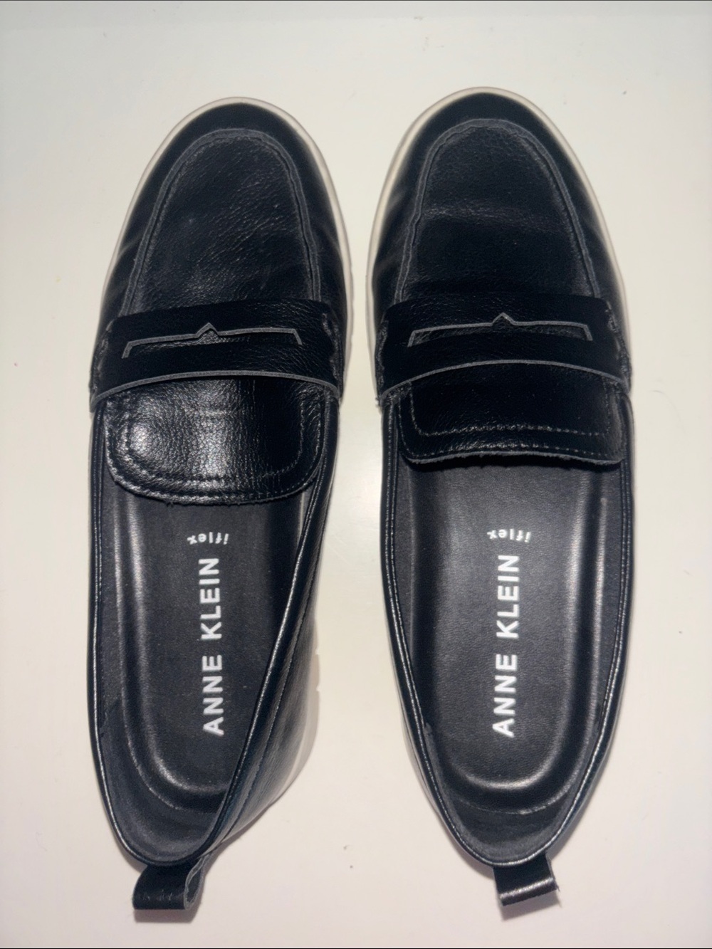 Anne Klein Loafers Black & White 8.5